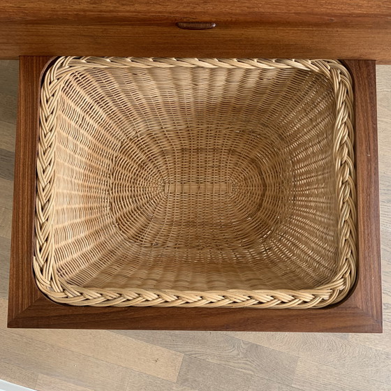 Image 1 of Chariot de couture design danois par Ejvind Johannson pour Vitré