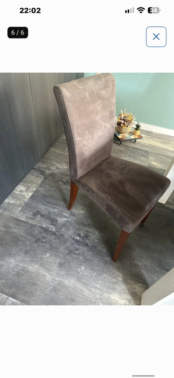 H&H Dining Table with 6 or 8 Chairs - 190x100x77 cm – Wood (photo 6 of 7)
