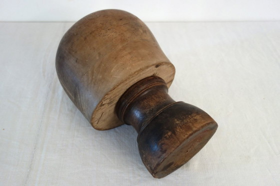 Ancienne Forme À Chapeau Ou Marotte En Bois Début XXème – Objets déco, Wood (photo 9 of 11)