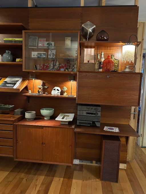 Armario de pared Poul Cadovius Madera de teca, sistema CADO