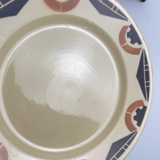 Image 1 of Par de platos de postre Art Déco de Badonviller, 1920/1930.