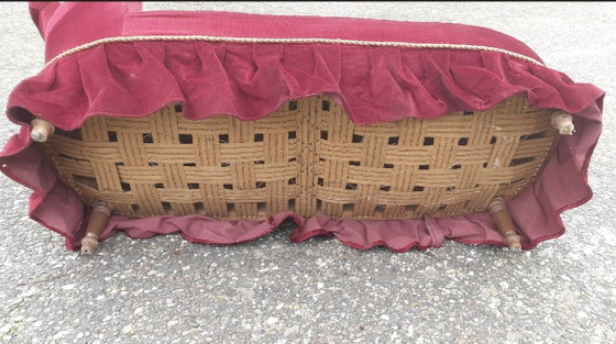 Divano Retro Vintage – Chaise longue, Textile, Velvet (photo 5 of 5)