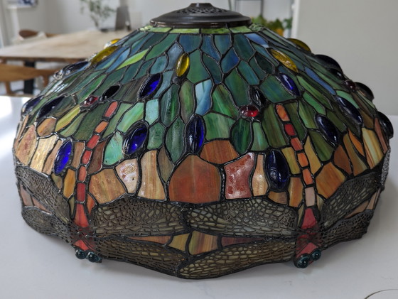 Image 1 of Libelle Tischlampe im Tiffany-Stil