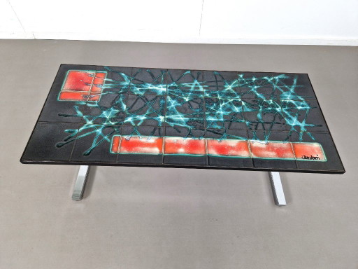 J. Belarti | Ceramic Tile Table 1970s – salontafels (photo 2 of 10)
