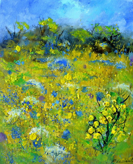 Gele en Blauwe Ummer Bloemen