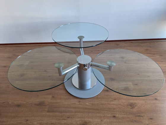 Image 1 of Mesa de salón/café de tres niveles, Italia, alrededor de 1980.