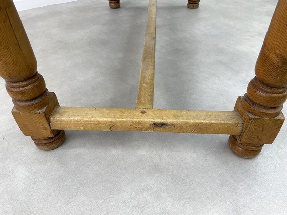 Image 1 of Landhaustisch – Rustikale, verwitterte Kiefernholzplatte