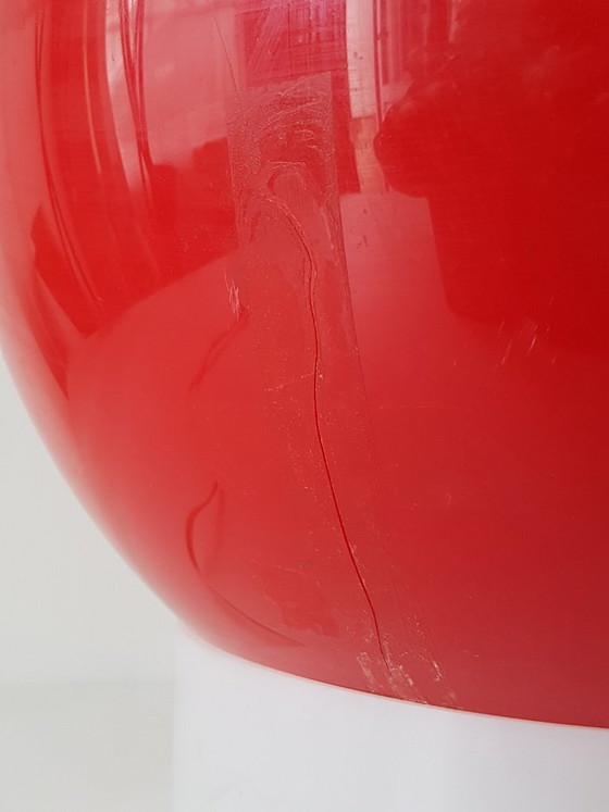 Image 1 of Plastic bollamp uit de jaren 70 in ruimtevaartstijl, vintage jaren 70