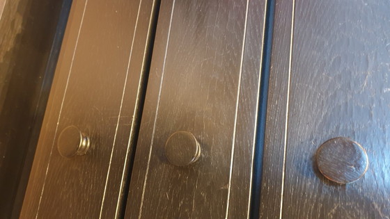 Image 1 of Brutalist sideboard in De Coene style from the 1970s.