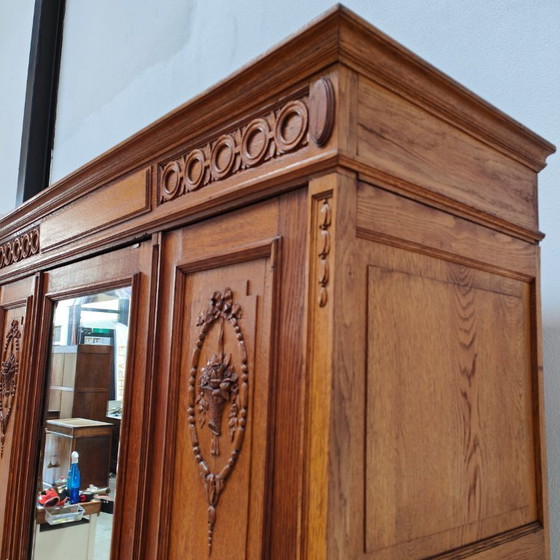 Image 1 of Armoire penderie antique vintage armoire penderie démontable