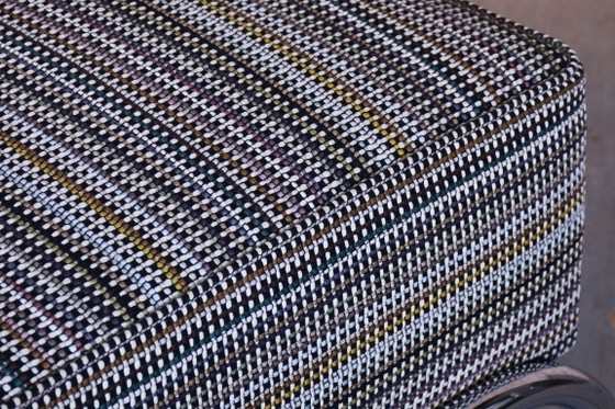 Restored Bauhaus Armchair With Stool, By W. Gispen, Mücke-Melder, Czech, 1930s – Textile, Wood (photo 12 of 19)