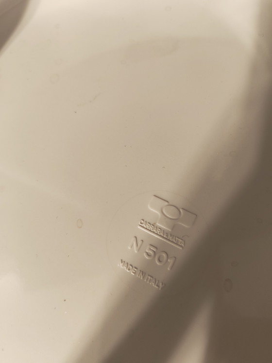 Image 1 of Carrara Mata Stool- Vintage Italy Space Age N501