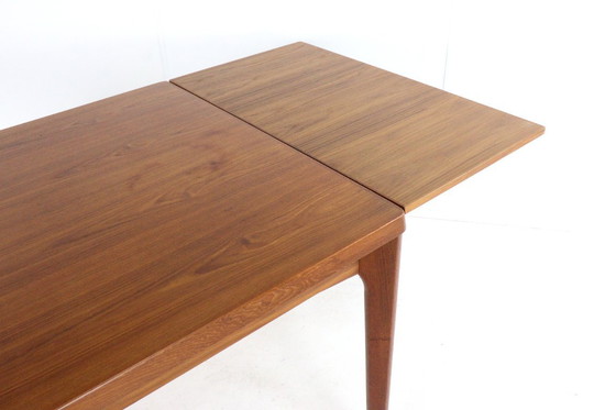 Image 1 of Tavolo da pranzo allungabile rettangolare Henning Kjaernulf for Vejle vintage danese