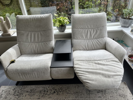 Banquette deux places meuble bois