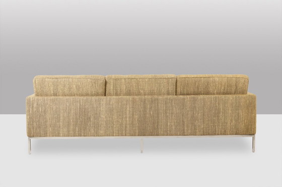 Image 1 of Florence Knoll, voor Knoll. Sofa en twee fauteuils. Jaren 60-70.