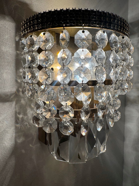 Image 1 of 1970s brass pendant wall lights