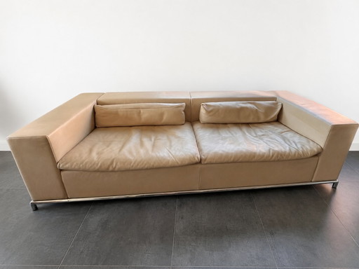 De Sede DS-7 Sofa in Cream Leather | 253 Cm | Switzerland