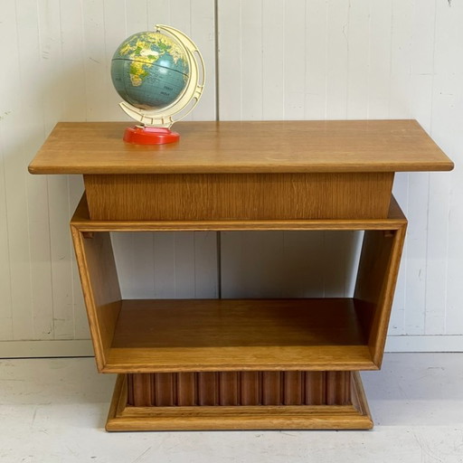 Midcentury vintage audio cabinet dressing table sewing cabinet Art Deco