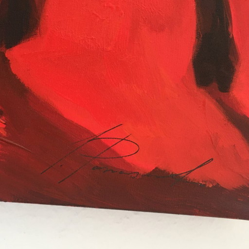 Inna Panasenko, red bull, "Arena roja II", original