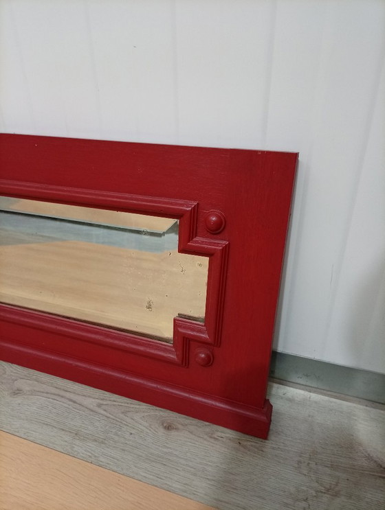 Image 1 of Miroir vintage (rouge)