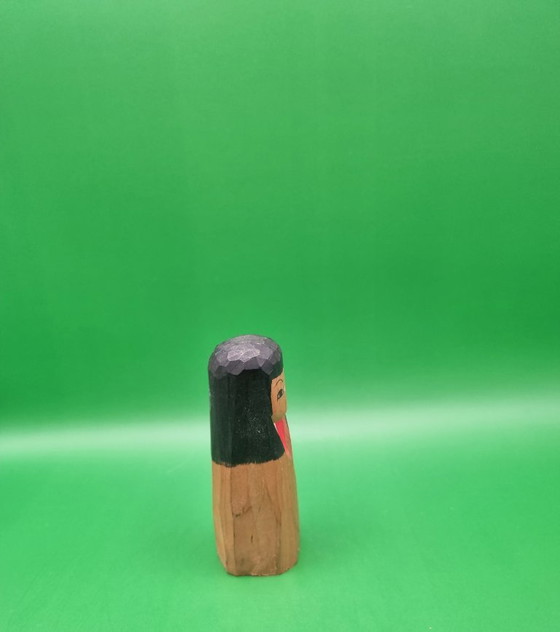 Kokeshi vintage des années 70 de Tazawako par Hiroshi – Objets déco, Wood (photo 2 of 6)