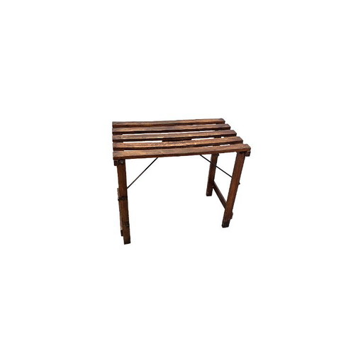 Oude Franse Visserskrukje van Eureka, Jaren 50/60 – decoratieve objecten, Wood