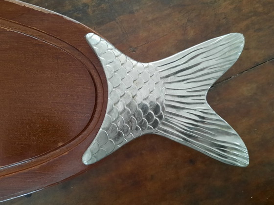 Image 1 of Tagliere da portata XL Fritz Nagel – piatto da pesce, design del 1970