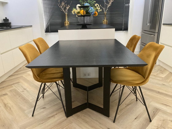 Te Koop: Hofstede Raanhuis Eettafel Model Edge – Prachtig & Topkwaliteit – Wood (photo 2 of 24)