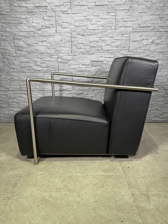 Flexform A.B.C. Sillón Antonio Citterio – Sillones, Leather, Metal, Modern (photo 7 of 13)