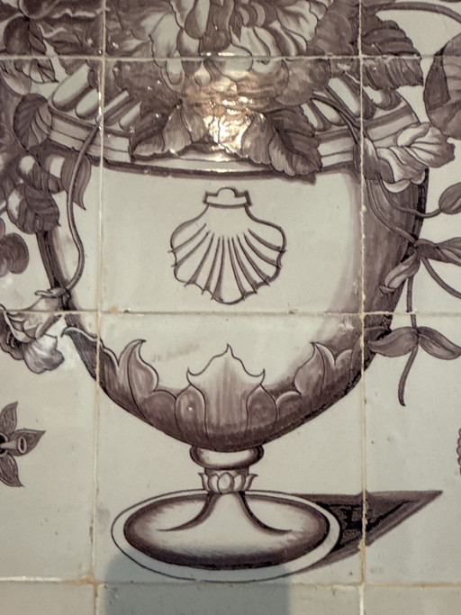Panel de azulejos antiguos – wanddecoratie, Ceramic, Wood (photo 2 of 4)