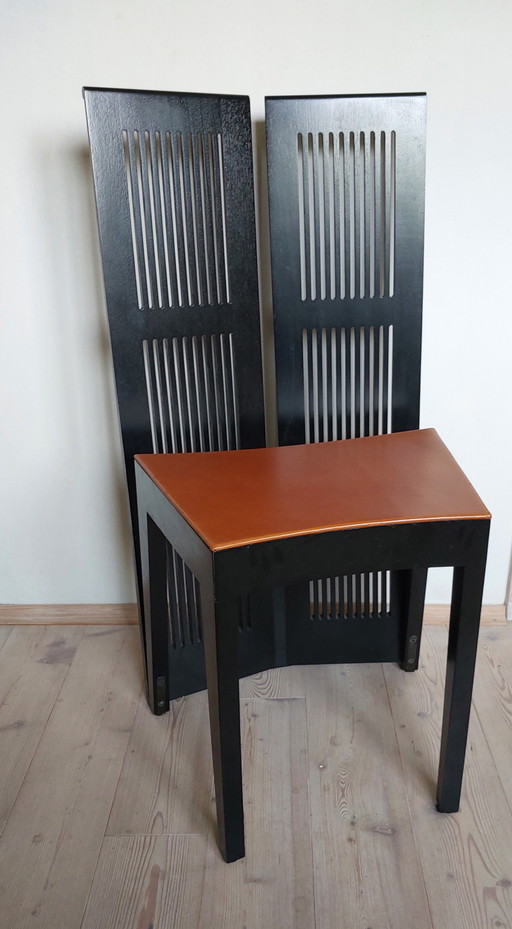 Cassina Lubekka Stoel Kruk Design Stoel Branzi Italië