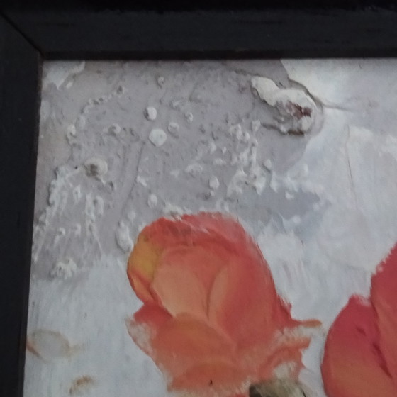 Image 1 of Blumenstillleben-Gemälde.