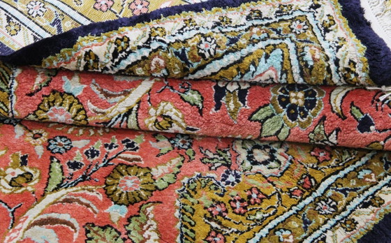 Image 1 of Original Echte Reine Seide Hereke 125 X 78 Cm Top Zustand