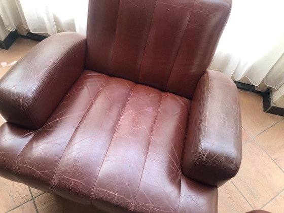 Image 1 of Leolux Wizard 3-seater sofa + chair – Hugo de Ruiter, retro design / fixer upper