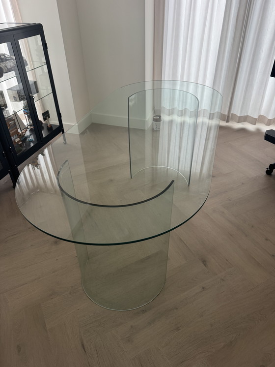 Image 1 of Table de salle à manger en verre - Dreieck Design