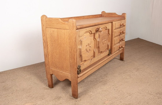 Image 1 of Oak sideboard by Guillerme and Chambron for Votre Maison 1960.
