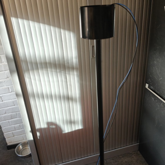 Image 1 of Grote Stéphane Davidts hanglamp Ø60 cm – rode stoffen kap