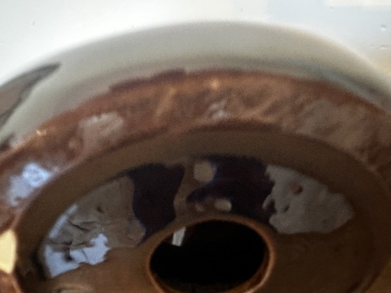 Image 1 of Pair of Ceramidi ceramic candlesticks from the 60s