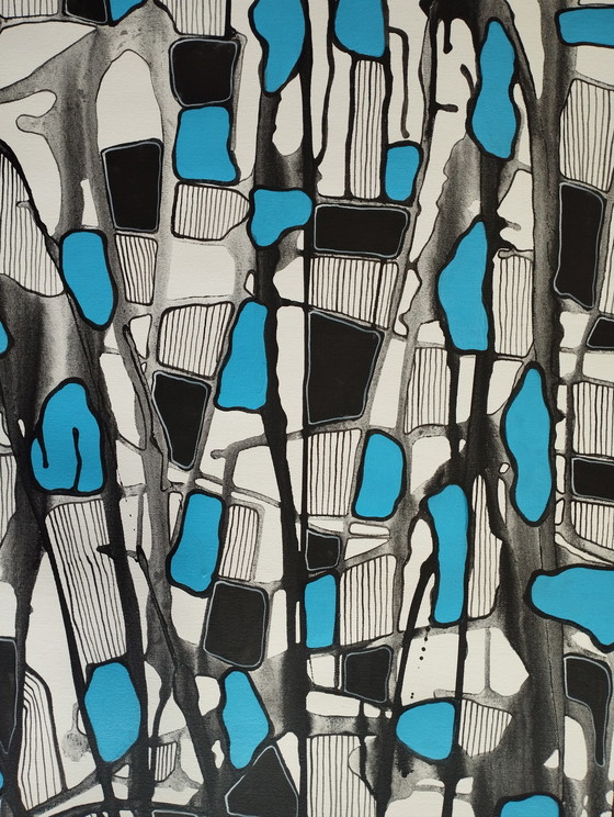 Image 1 of Natia Antadze Abstracte compositie XXL