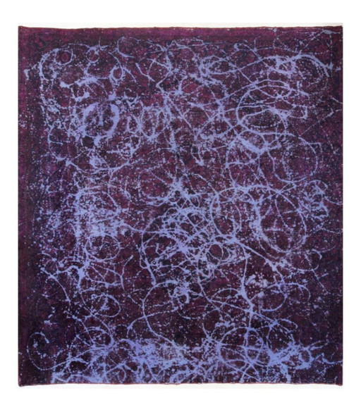 Orientalische Handgeknüpfter Vintage Art Klassik & Relief Design 310 x 290 cm Multi-Farbe,Lila Farbe