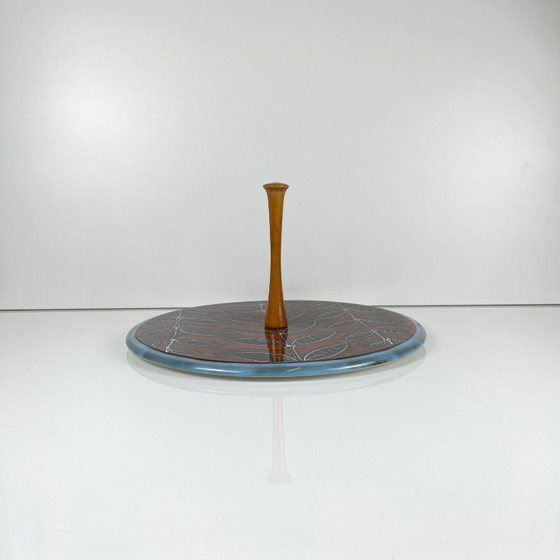 Image 1 of Vassoio in ceramica italiana con manico, 1960