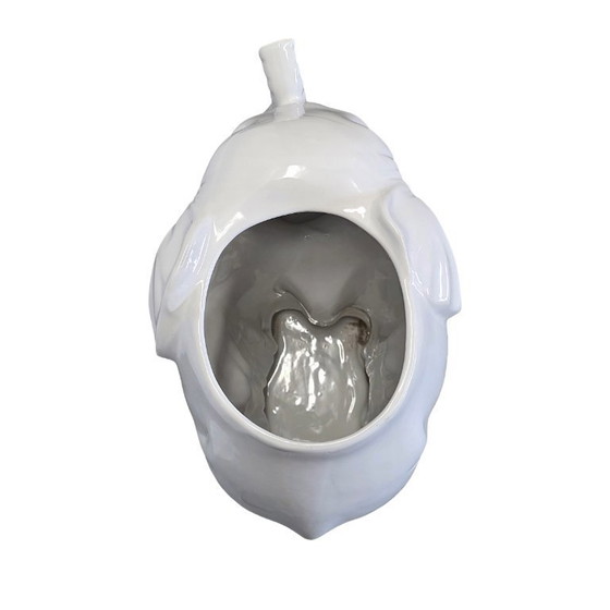 Image 1 of Vaso/portaombrelli vintage francese in ceramica a forma di elefante