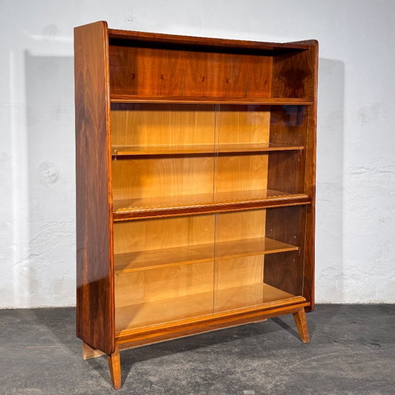 Tatra Nabytok boekenplank, jaren 1960 – Tatra Nábytok, Dressoirs, Glass (photo 5 of 12)