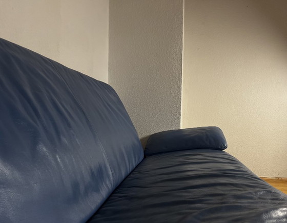 Image 1 of Rolf-Benz Designer Sofa - Echtleder, top Zustand - Lieferung mgl.