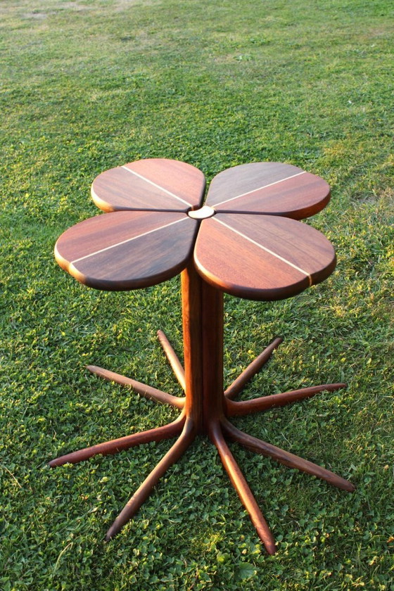 Image 1 of Handmade clover side table