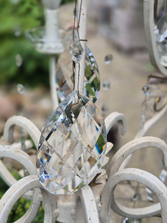 Image 1 of Originele Domicil kroonluchter "Tredo" - Murano glas & gouden accenten