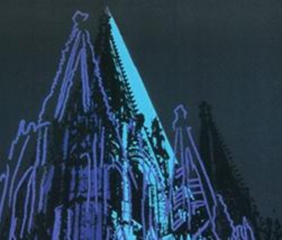 Image 1 of Andy Warhol – Cathédrale de Cologne (Bleu) | Estampe Pop Art Après 1985