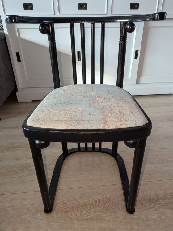 Hoffmann by Wittmann Fledernaus stoelen – Stoelen / fauteuils, Textiel, Hout (photo 6 of 8)