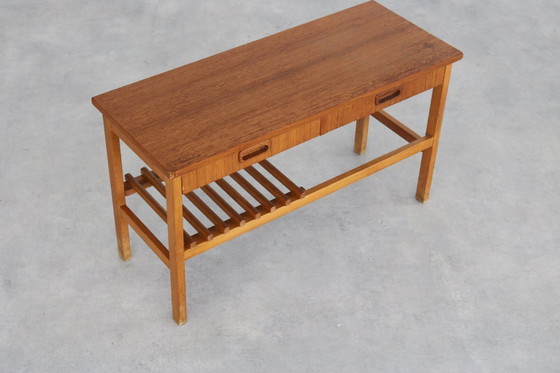 Image 1 of vintage side table | small chest of drawers | 1960s | Swedish