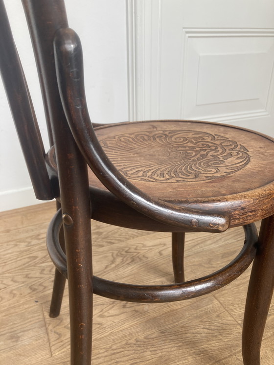 Image 1 of 6x Thonet No. 18 Chairs By Fischel, Ca. 1920